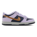 Nike Dunk Low SE Copper Swoosh Kids Sneakers Barely Grape