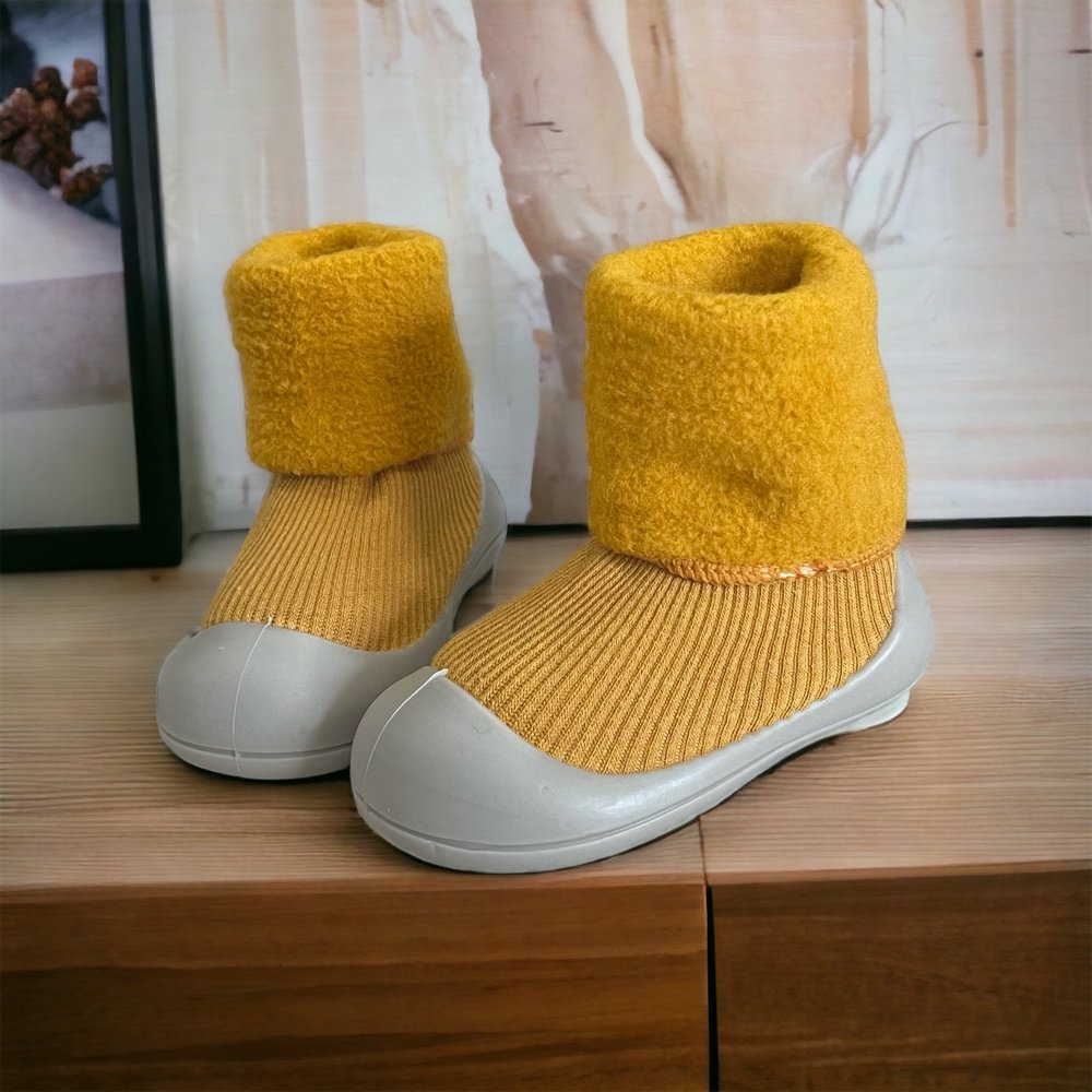Cozy Sock Shoes for Kids- Warm First Walker Shoes | Fleece Lined