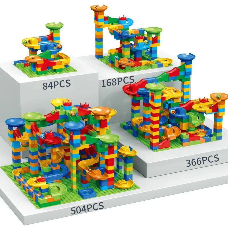 Children’s DIY Block Slide Toy – Educational Building Set for Kids